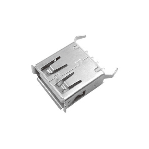 USB 2.0 connector AF 180-degree 13.7mm straight insertion with bent pins